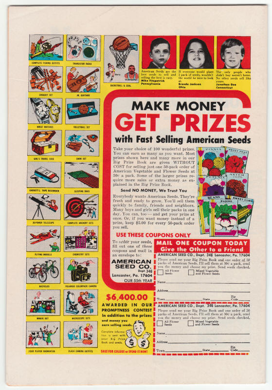 Fantastic Four #135 back cover