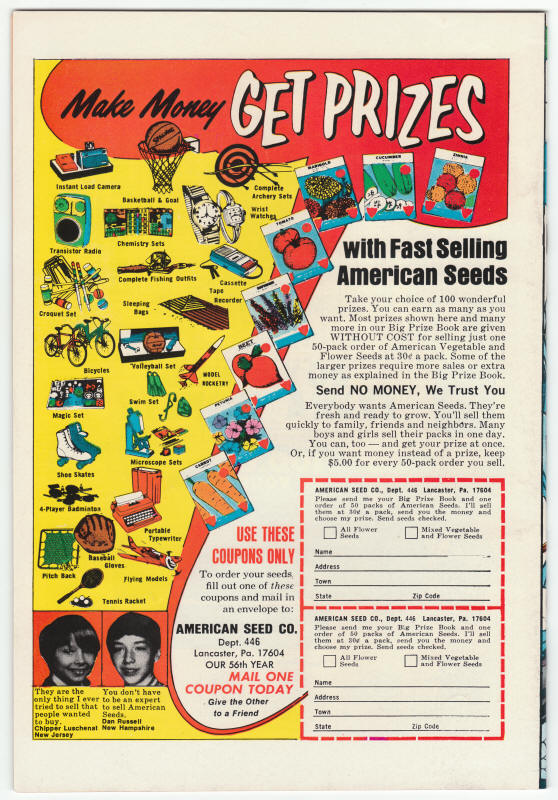 Fantastic Four #146 back cover