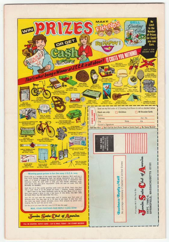 Fantastic Four 151 back cover