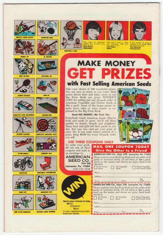 Fantastic Four 158 back cover