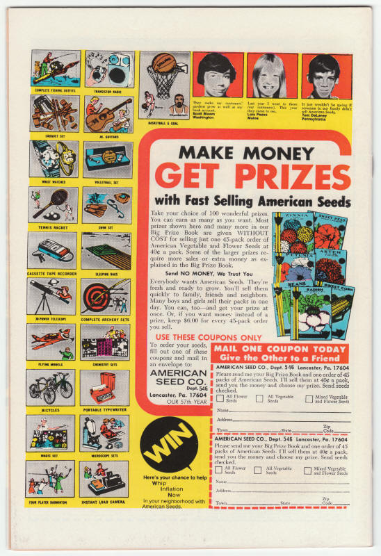 Fantastic Four 159 back cover