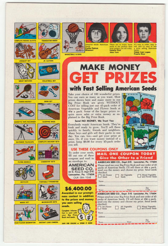 Fantastic Four 170 back cover