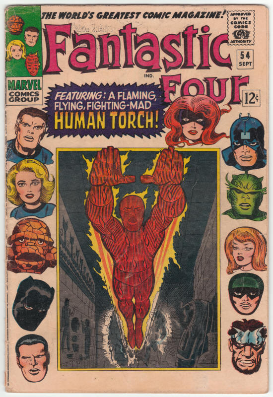 Fantastic Four #54 front cover