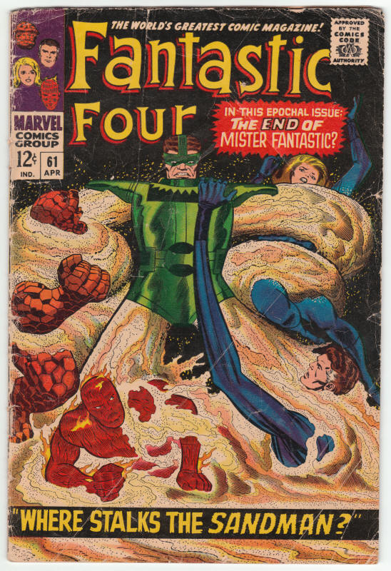 Fantastic Four #61 front cover