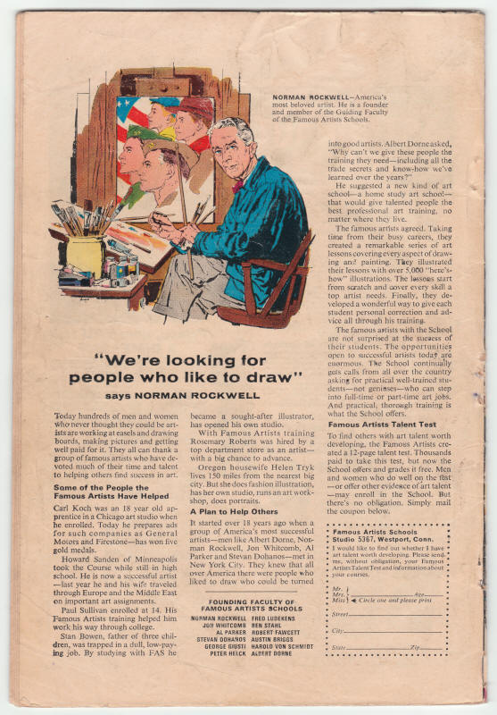 Fantastic Four #63 back cover