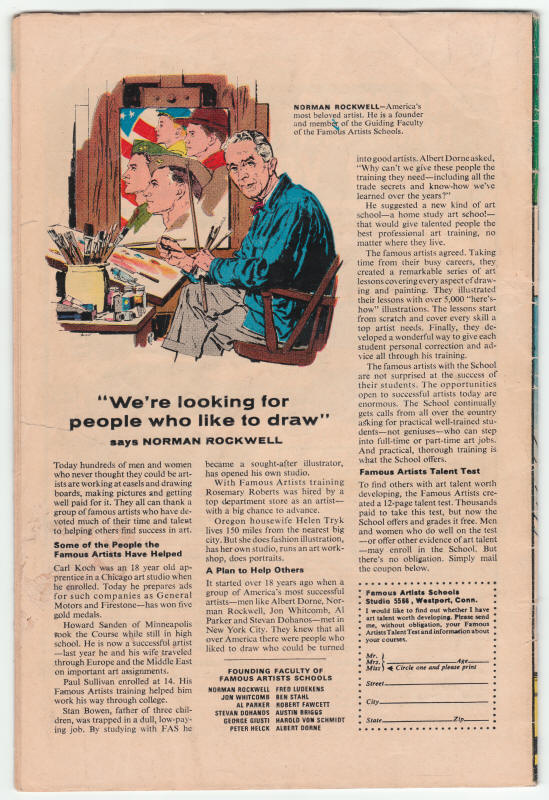 Fantastic Four #68 back cover