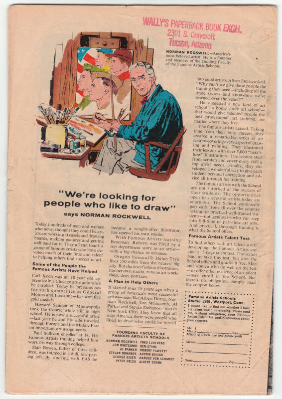 Fantastic Four #69 back cover