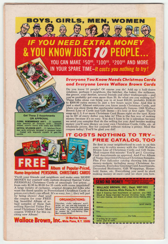 Fantastic Four #78 back cover