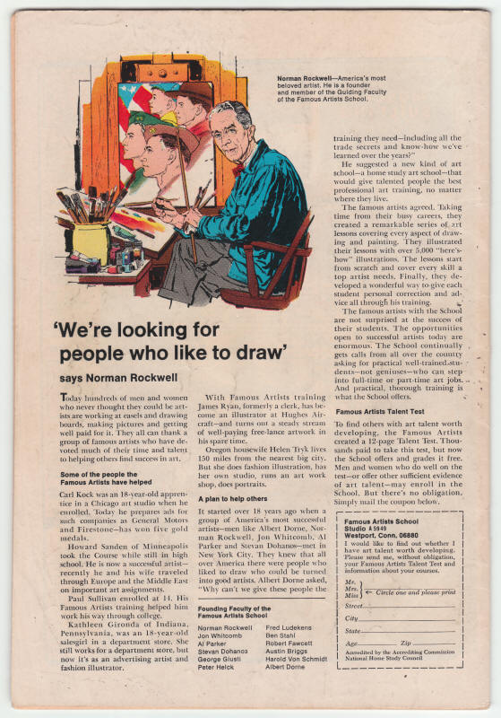 Fantastic Four #82 back cover