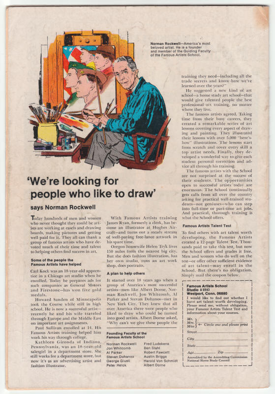 Fantastic Four #84 back cover