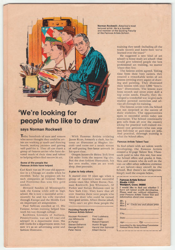 Fantastic Four #85 back cover