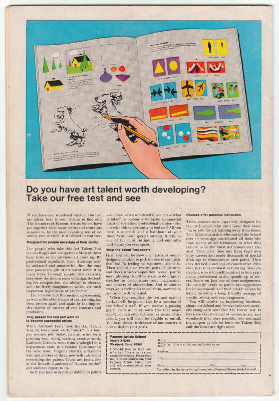 Fantastic Four #94 back cover