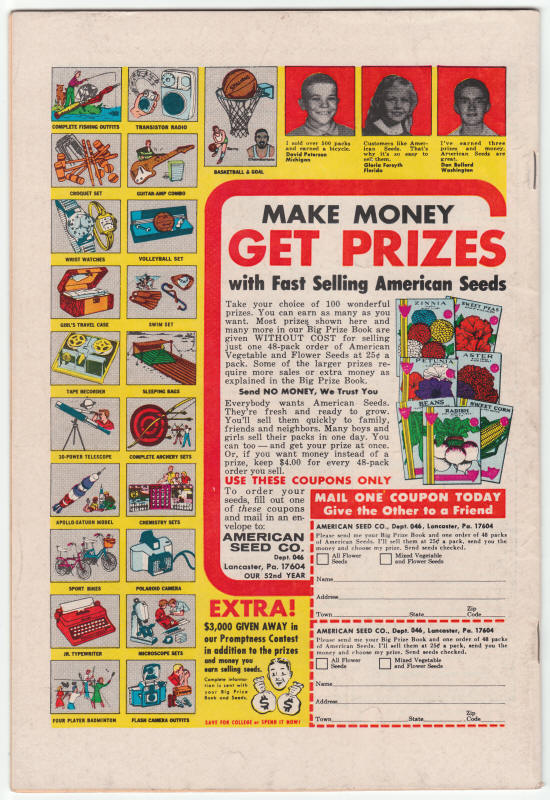 Fantastic Four #98 back cover