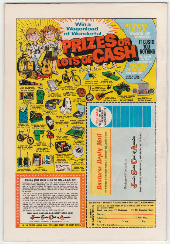 Fantastic Four Special #10 back cover