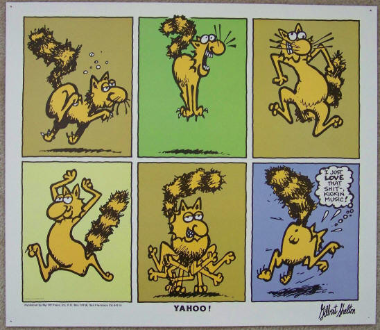 Gilbert Shelton Fat Freddys Cat Yahoo Poster