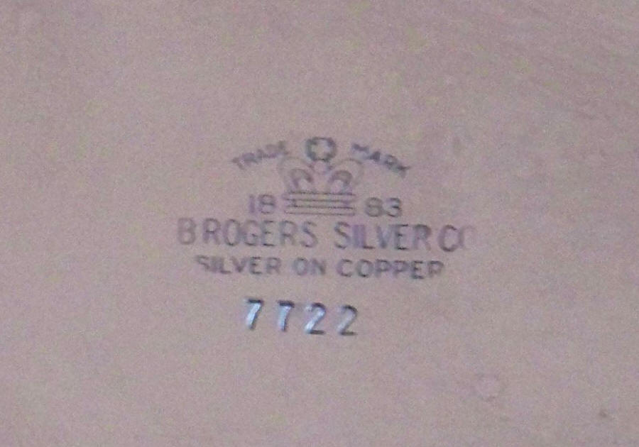 F. B. Rogers Silver Plated Lazy Susan hallmark