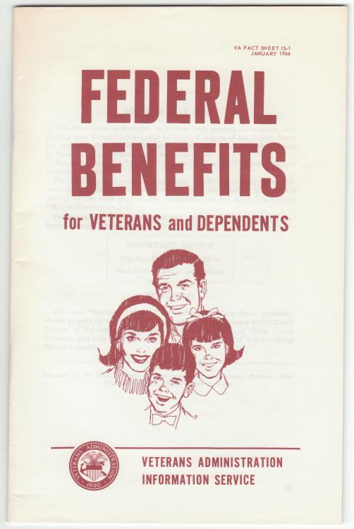 Federal Benefits for Veterans and Dependents