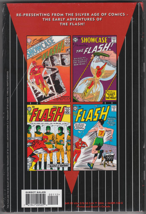 The Flash Volume 1 DC Archive Editions back cover