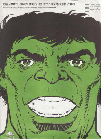 FOOM 1973 Membership Kit Mailing Envelope