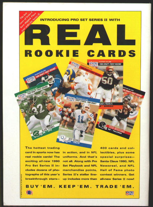 Football Basketball Hockey Collector Magazine 1 back cover