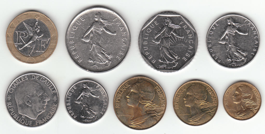 France Coin Lot obverse