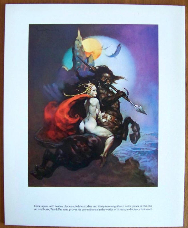 Frank Frazetta Book Two back cover