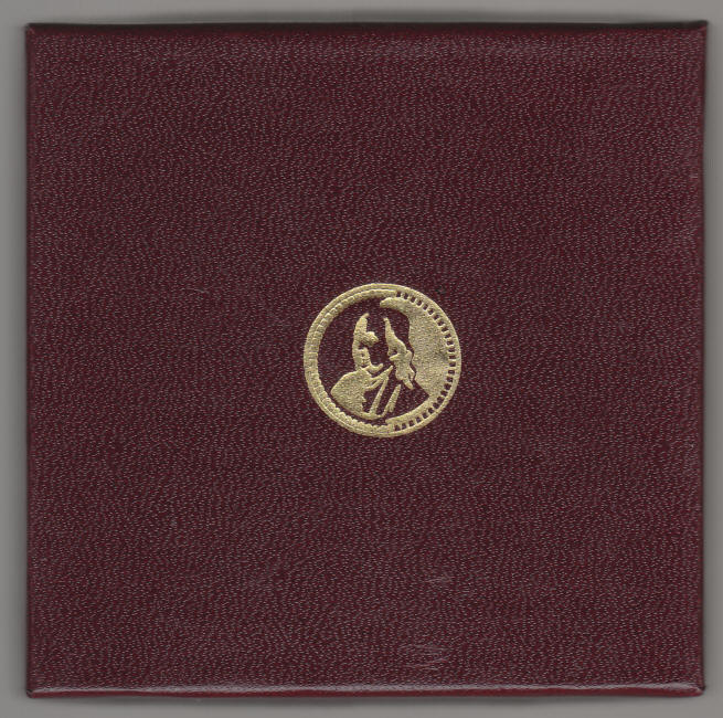 Franklin Mint Miniature Valentine Pendant 1979 Box