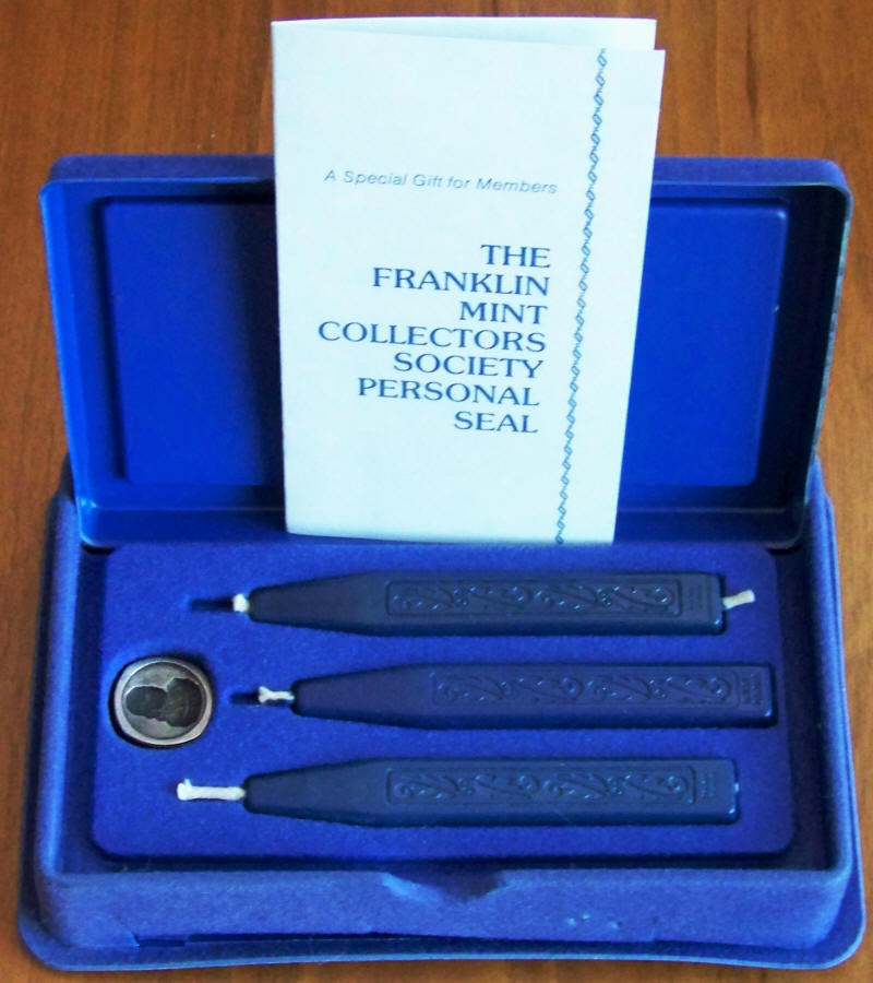 Franklin Mint Collectors Society Personal Seal