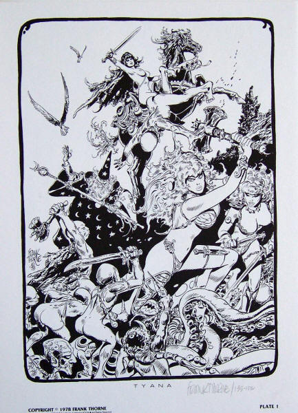 Wizards And Warrior Women Portfolio Plate 1