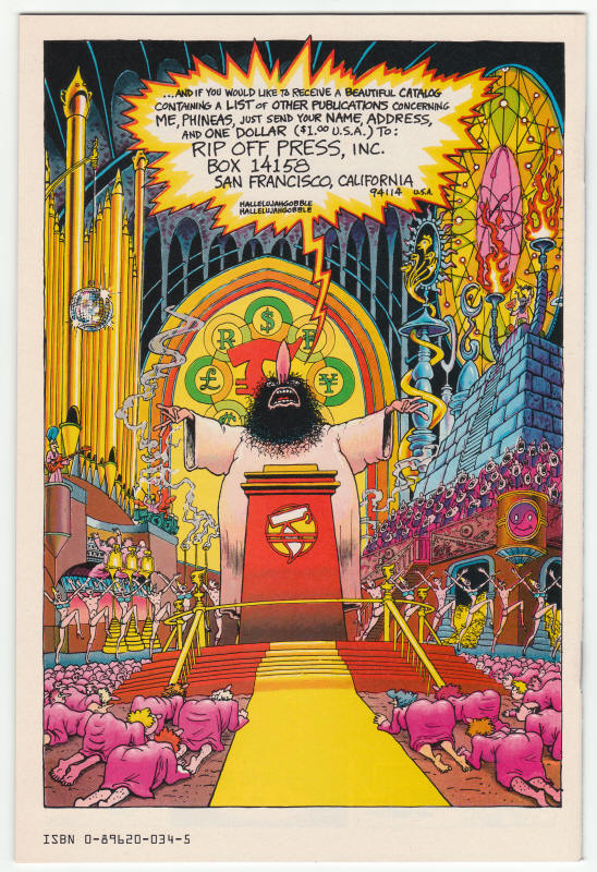 The Fabulous Furry Freak Brothers #10 back cover