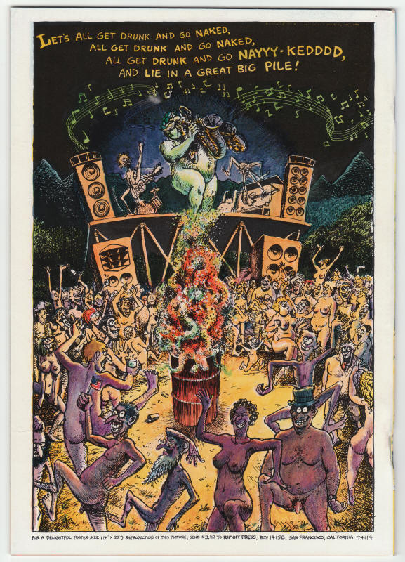 The Fabulous Furry Freak Brothers #5 back cover