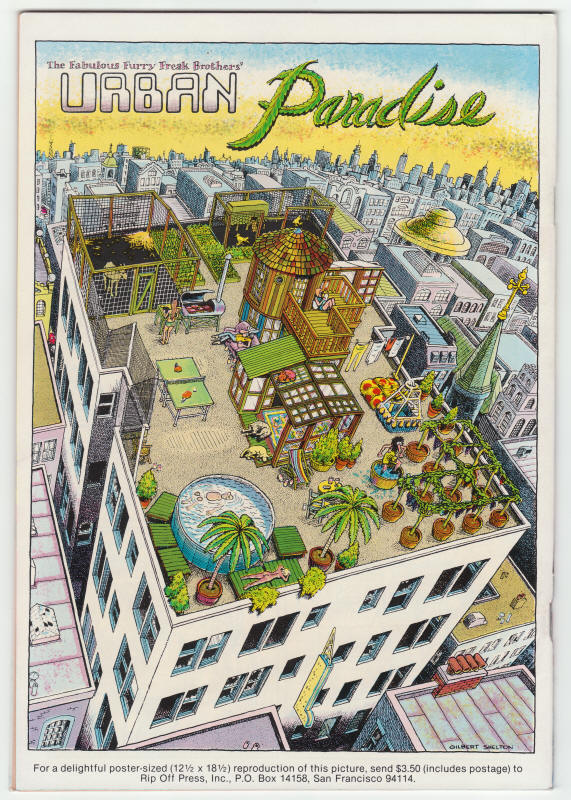 The Fabulous Furry Freak Brothers #6 back cover