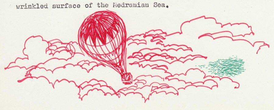 Frank Kelly Freas Heretic In A Balloon Manuscript Preliminary