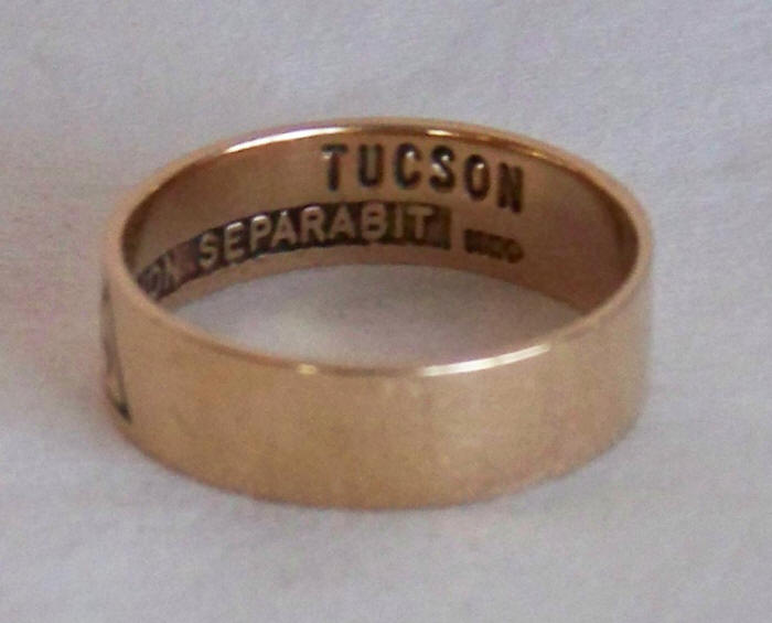 Freemason 14th Degree Scottish Rite Gold Ring