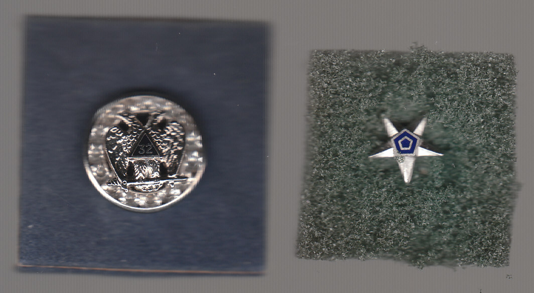 Freemason Tie Tack and Pin