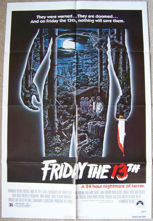 Friday The 13th One Sheet Movie Poster