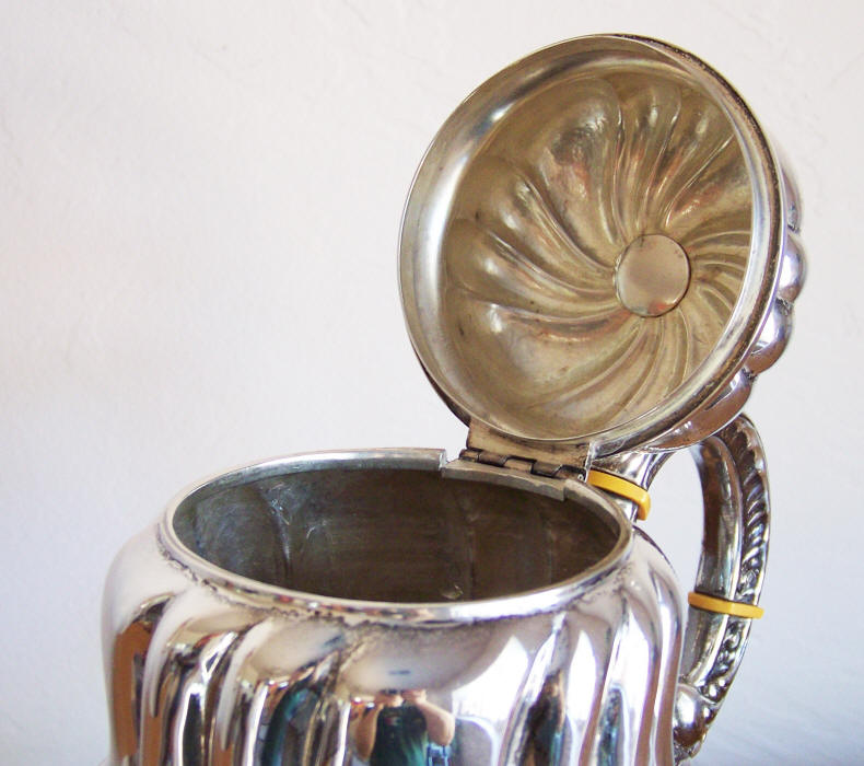 Gayer and Krauss German Silver 5-Piece Coffee and Tea Service