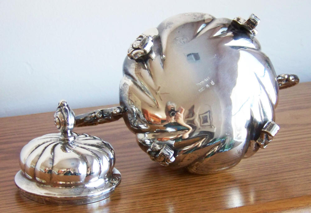 Gayer and Krauss German Silver 5-Piece Coffee and Tea Service