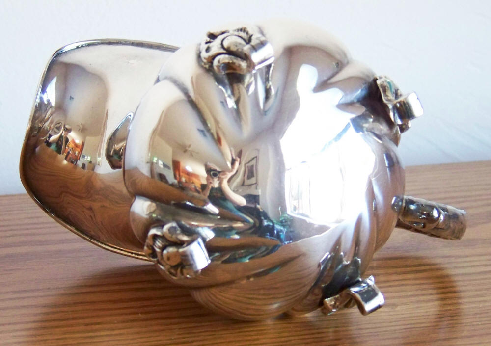 Gayer and Krauss German Silver 5-Piece Coffee and Tea Service