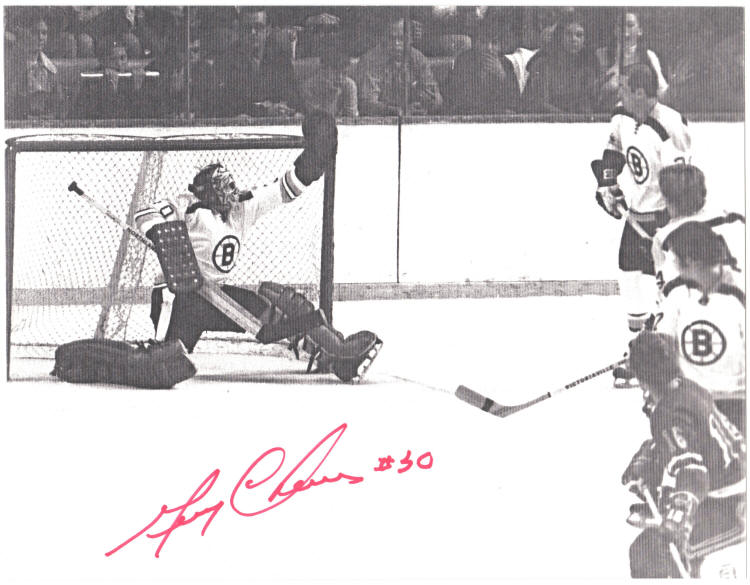 Gerry Cheevers Signed Photo
