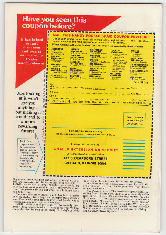 Giant Size Man Thing 2 back cover