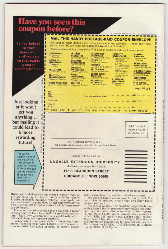 Giant Size Spider-Man #5 back cover