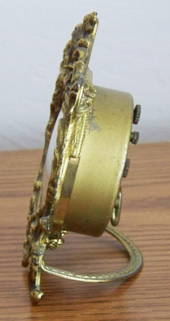 Globe German Alarm Clock side