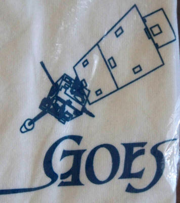 GOES Satellite T Shirt logo design