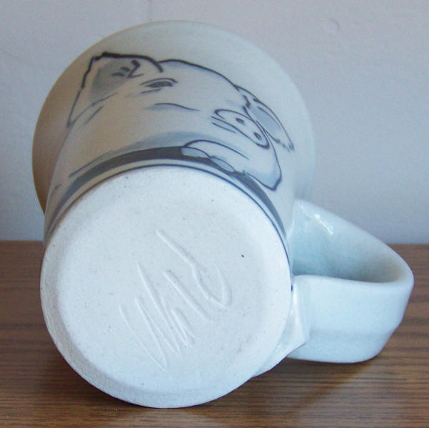 Pig Mug by Gordon Ward