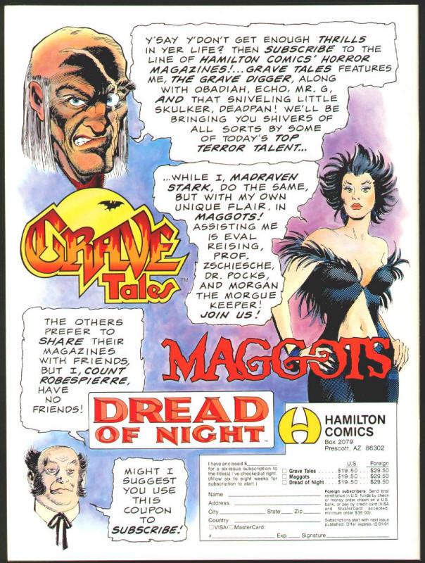 Grave Tales #2 back cover