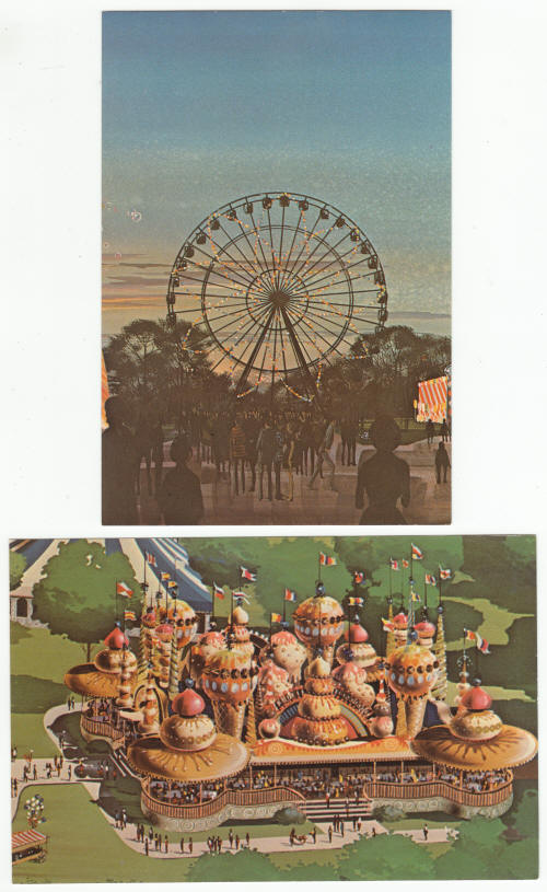 Great Adventure 1974 Post Cards