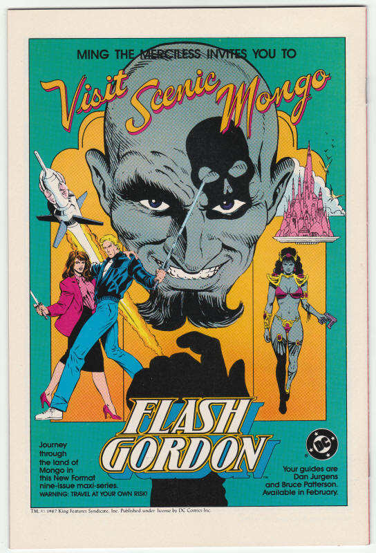 Green Arrow #4 back cover