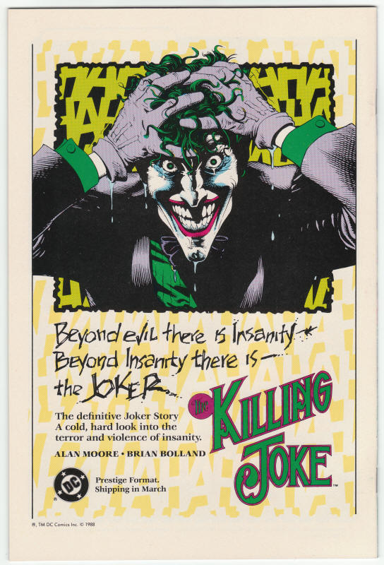 Green Arrow #5 back cover