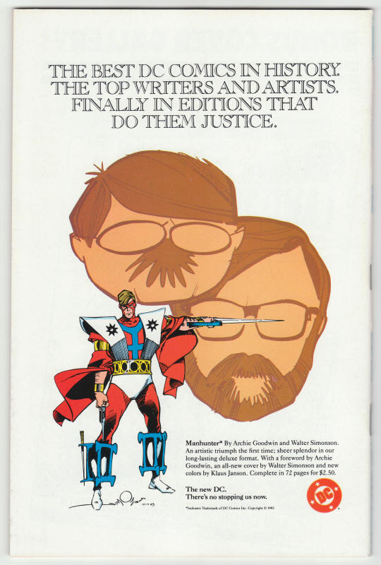 Green Lantern Green Arrow #7 back cover